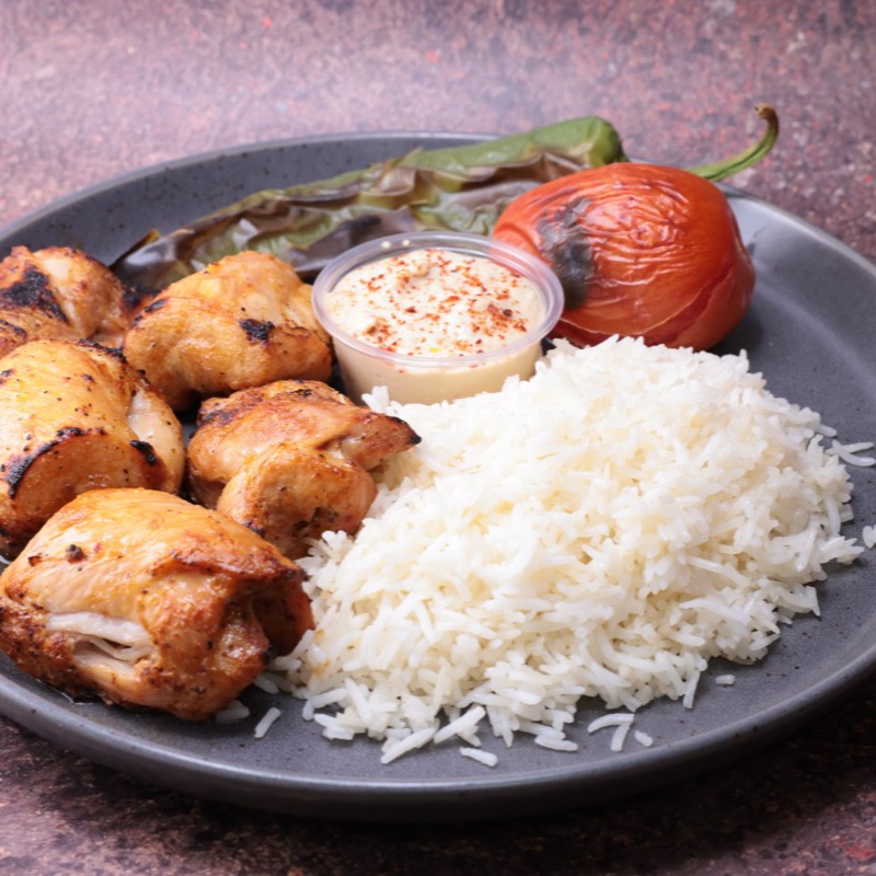 Grilled chicken plate