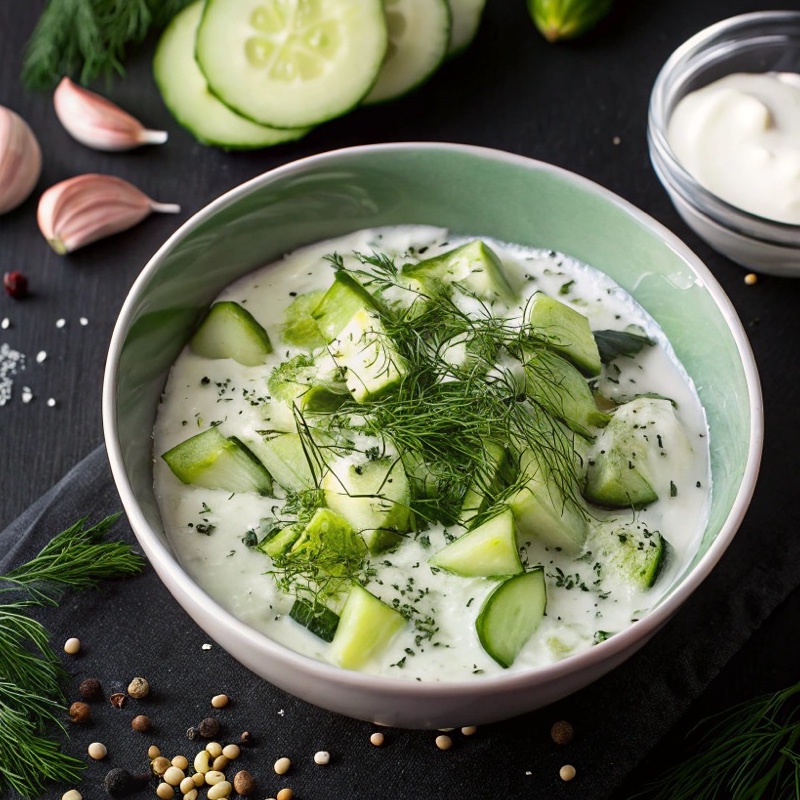 Yogurt Cucumber Salad